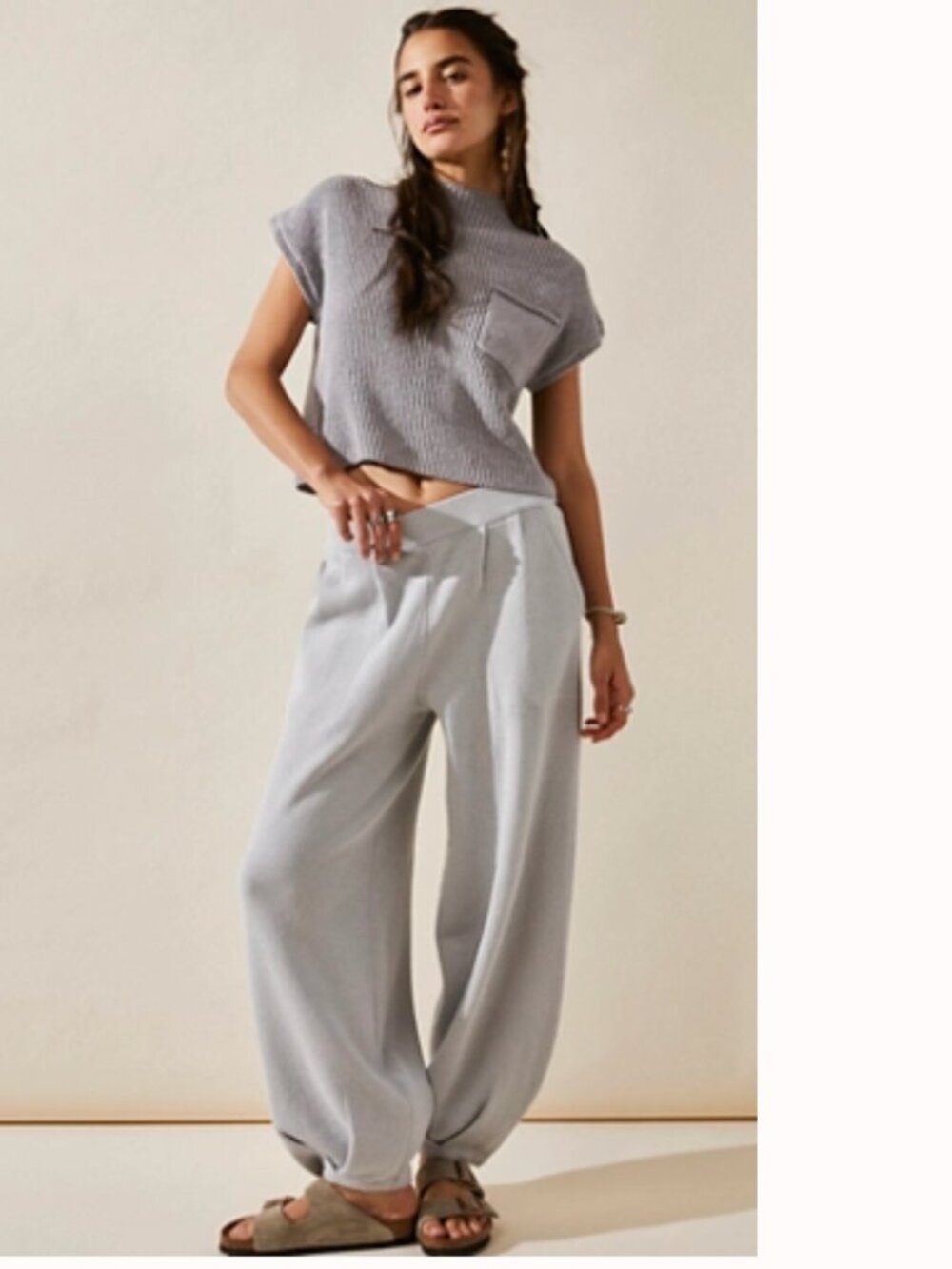 Free People Freya Set Grey Medium
